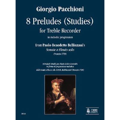 9790215313125 - 8 Preludes (studies) in melodic progression from Paolo Benedetto