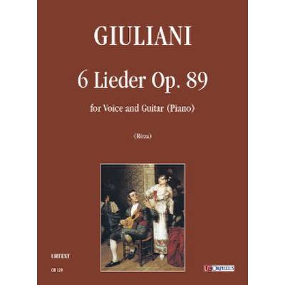 9790215318892 - 6 Lieder op 89