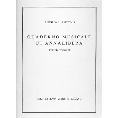 9790215600577 - Quaderno musicale di annalibera