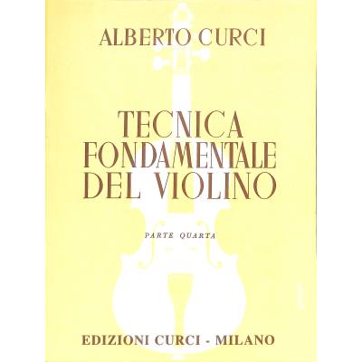 9790215902725 - Tecnica fondamentale del violino 4 | Fundamentale Violintechnik 4