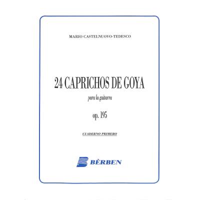 9790215915107 - 24 caprichos de goya 1 op 195 cuaderno primero (i vi)