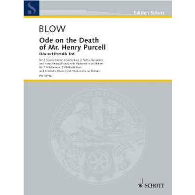 9790220104763 - Ode on the death of Henry Purcell