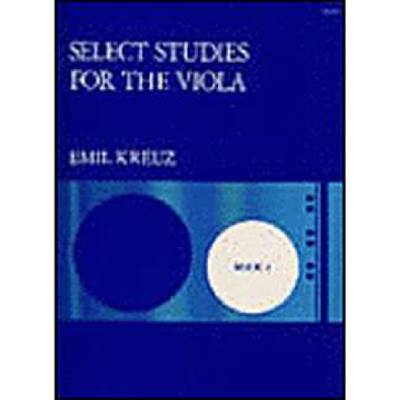 9790220209963 - Select studies for the viola 1