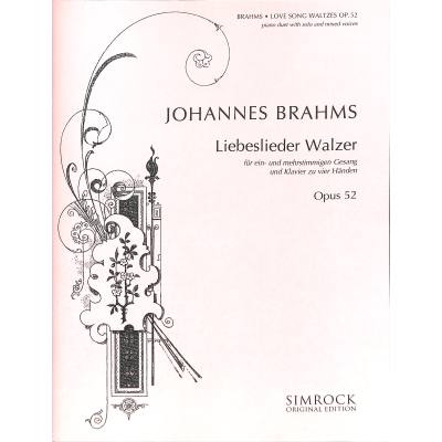9790221100139 - Liebesliederwalzer op 52