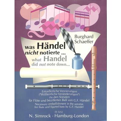 9790221101365 - Was Händel nicht notierte - Verzierungen