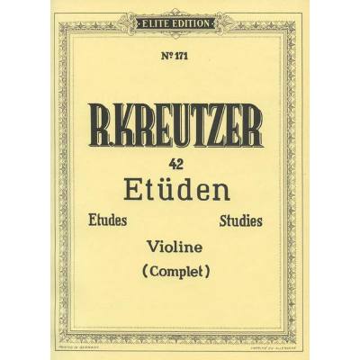 9790221102263 - 42 Etüden