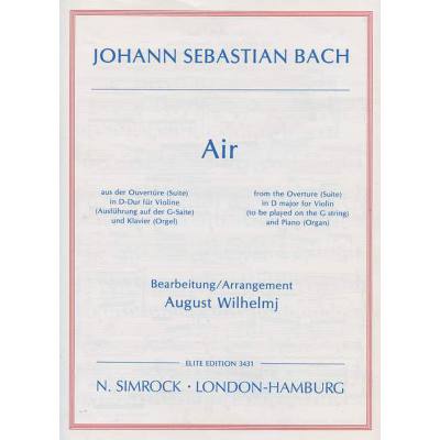 9790221114174 - Air (Orchestersuite 3 D-Dur BWV 1068)