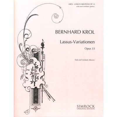 9790221120113 - Lassus Variationen op 33