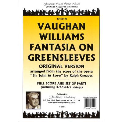 9790222260993 - Fantasia on Greensleeves