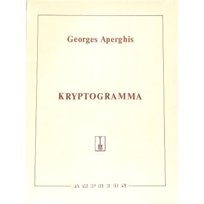 9790230201001 - Kryptogramma