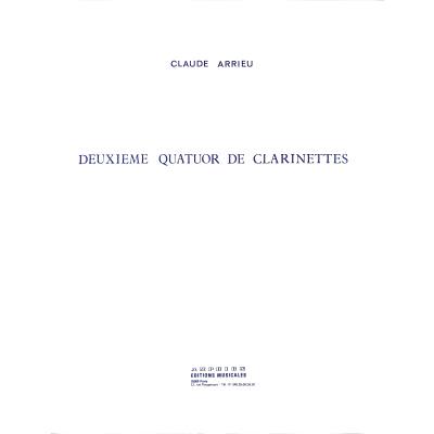 9790230201681 - Quatuor 2 de clarinettes