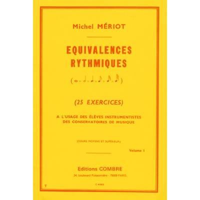 9790230346658 - Equivalences rythmiques a lusage des eleves instrumentistes 1