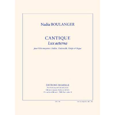 9790230797481 - Cantique (lux aeterna)