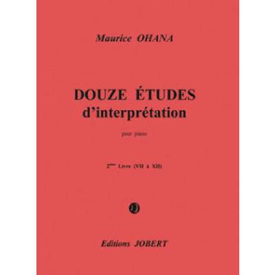 9790230810517 - 12 Etudes dinterpretation 2 (Nr 7-12)