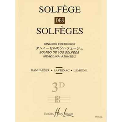 9790230904827 - Solfege des solfeges 3d cle dut 3 sans accompagnement