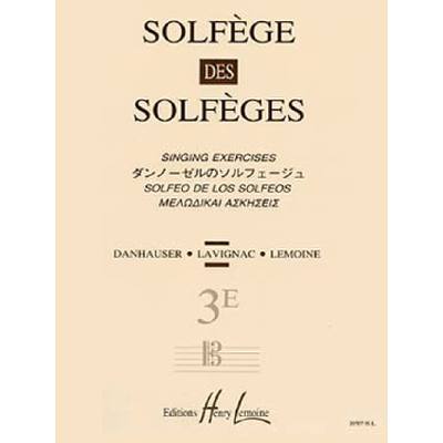 9790230905077 - Solfege des solfeges 3e cle dut 4 sans accompagnement