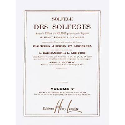 9790230905510 - Solfege des solfeges 4c sans accompagnement