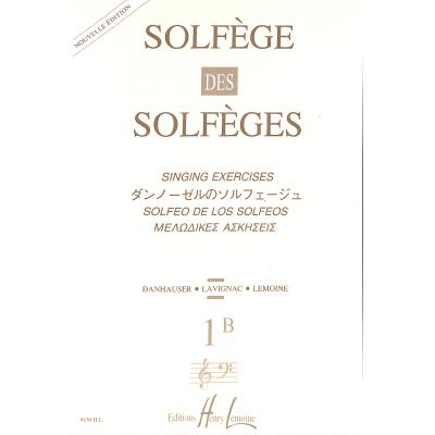 9790230940108 - Solfege des solfeges 1b sans accompagnement