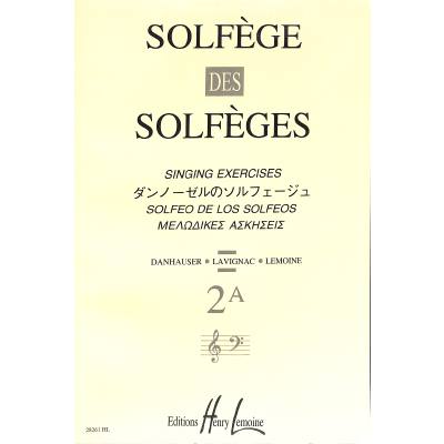 9790230982610 - Solfege des solfeges 2a