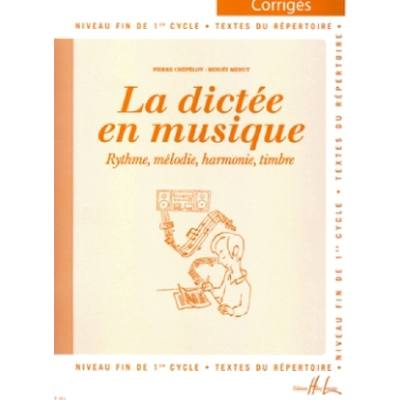 9790230983174 - LA DICTEE EN MUSIQUE 3 - CORRIGES