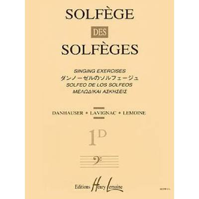 9790230993517 - Solfege des solfeges (1d) cle de fa a a