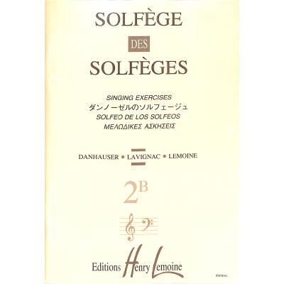 9790230999083 - Solfege des solfeges 2b sans accompagnement