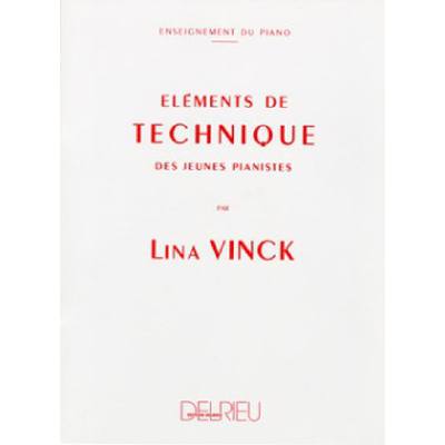 9790231705270 - ELEMENTS DE TECHNIQUE DES JEUNES PIANISTES