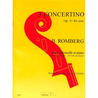 9790231705287 - Concertino 3 d-moll op 51