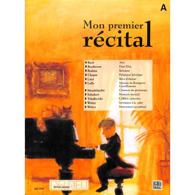 9790231709612 - Mon premier recital A