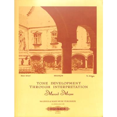 9790300766737 - Tone Development Through Interpretation for the Flute - Marcel Moyse Kartoniert (TB)