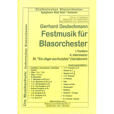 9790500003557 - Festmusik für Blasorchester