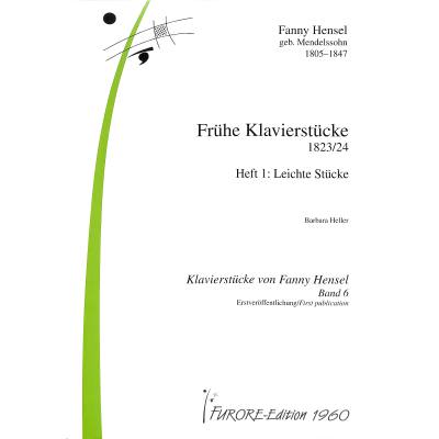 9790500120964 - Frühe Klavierstücke 1 - leichte Stücke