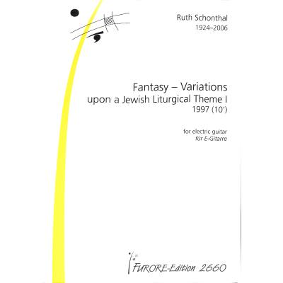 9790500121664 - Fantasy - Variations upon a jewish liturgical theme 1