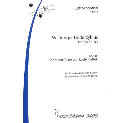 9790500125495 - Wildunger Liederzyklus 2 - Lieder auf Texte von Lotte Kottek