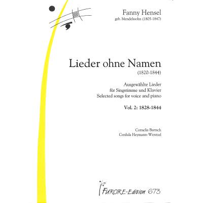 9790500126737 - Lieder ohne Namen 2 1828-1844