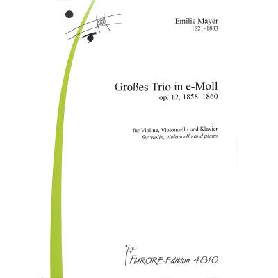 9790500129813 - Grosses Trio e-moll op 12