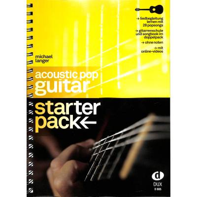 9790500175049 - Acoustic pop guitar - Starterpack | Gitarrenschule und Songbook im Doppelpack