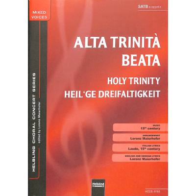 9790500229940 - Alta trinita beata