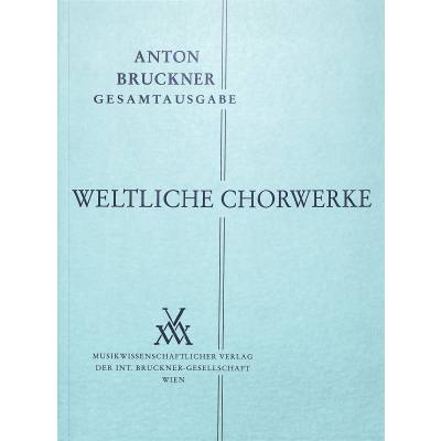 9790500252757 - Weltliche Chöre 1843-1893