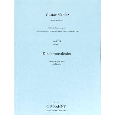 9790500270553 - Kindertotenlieder