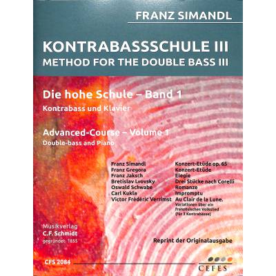 9790500334163 - Kontrabass Schule 3 | Die hohe Schule 1