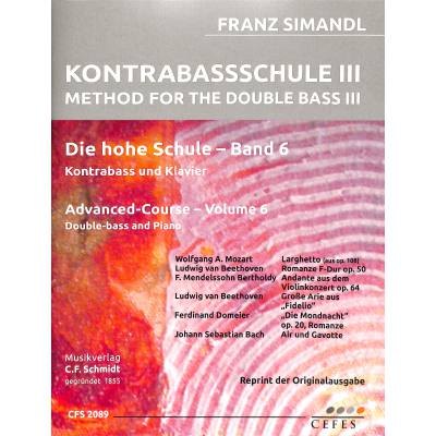 9790500334217 - Kontrabass Schule 3 | Die hohe Schule 6