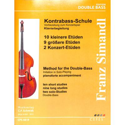 9790500336198 - Kontrabass Schule 6-9 | Etüden