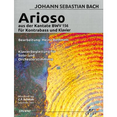 9790500337072 - Arioso aus Kantate BWV 156