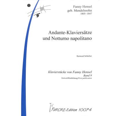 9790501820740 - Andante Klaviersätze und Notturno napolitano