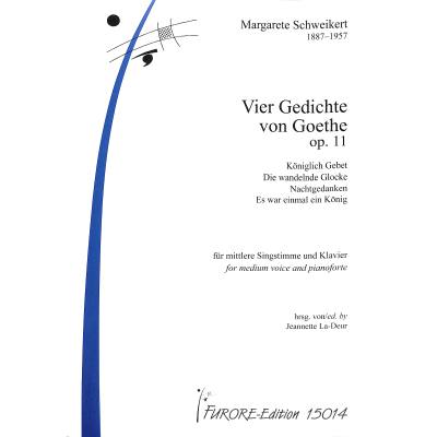 9790501828142 - 4 Gedichte von Goethe op 11