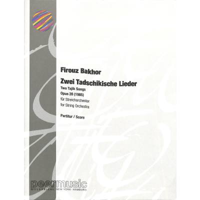 9790501874101 - 2 Tadschikische Lieder op 28