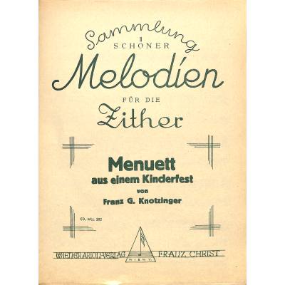 9790501890569 - Menuett aus einem Kinderfest