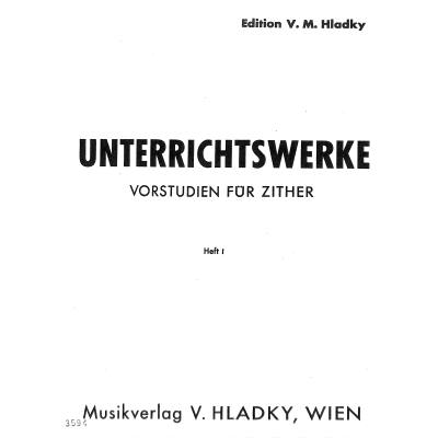 9790501890880 - Vorstudien für Zither 1