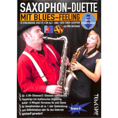 9790501980215 - Noten Saxophon-Duette mit Blues-feeling incl CD für B & Es Stimmen tunesday